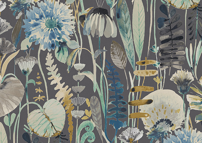 Zebedee, Teal - Roman Blind - Image 7